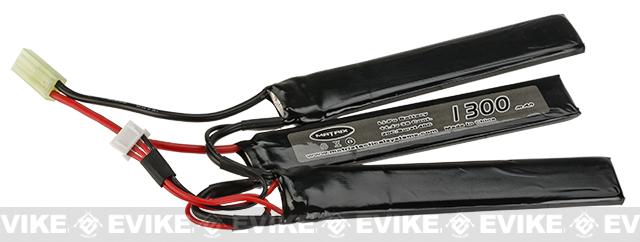 Matrix High Performance 11.1V Butterfly Type Airsoft LiPo Battery (Model: 1300mAh - 20C / Small Tamiya)