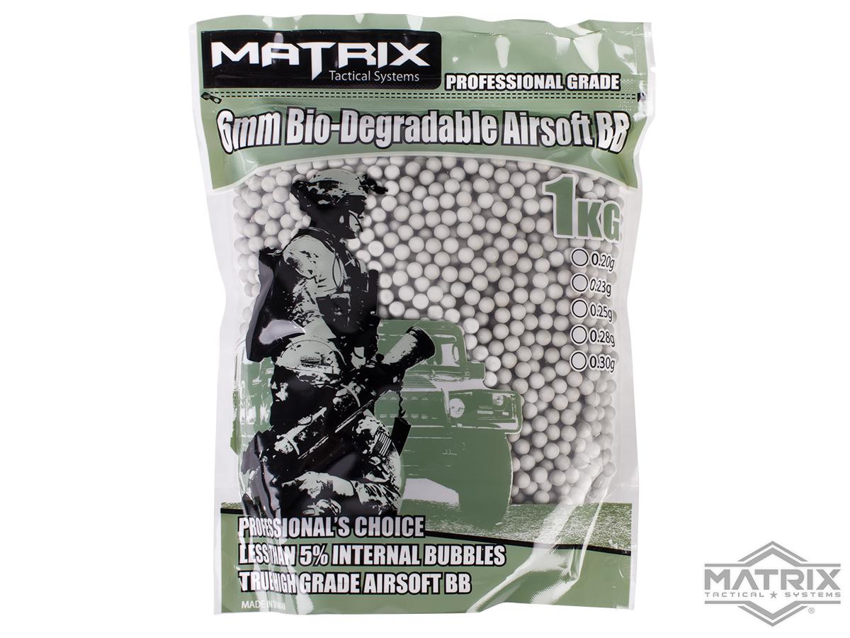 Matrix Match Grade Biodegradable 6mm Airsoft BBs (Weight: .25g / 4000 Rounds / Natural Sand Color)