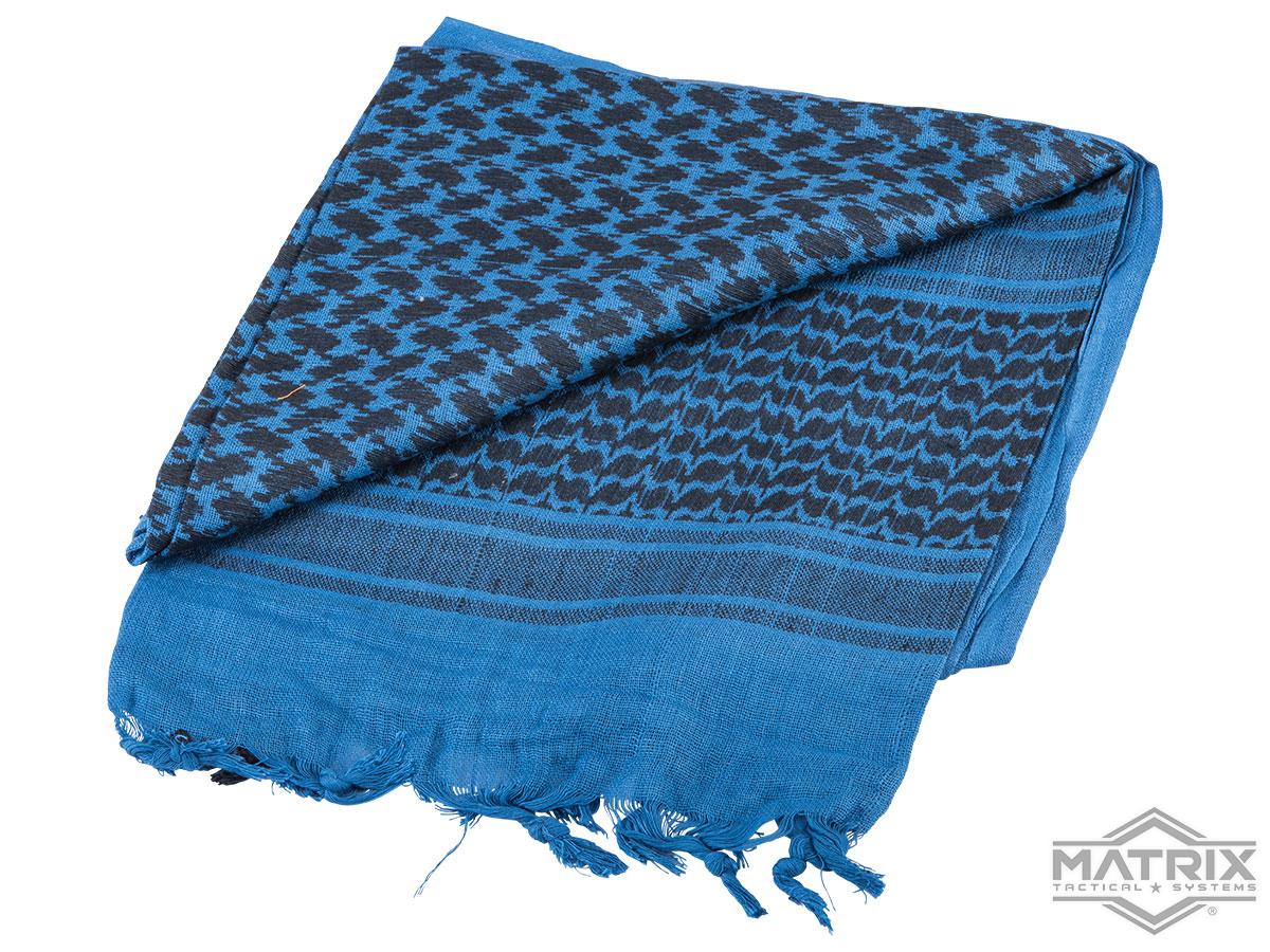 Matrix Woven Coalition Desert Shemagh / Scarves (Color: Blue - Black)