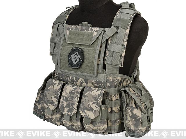 Matrix Tactical Systems Modular Chest Rig w/ Full Pouch Set (Color: ACU)