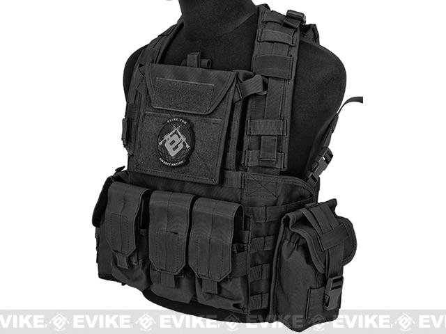 Emerson Tactical MOLLE Chest Rig Lightweight High Speed Vest w/ QD Bungee  Sling