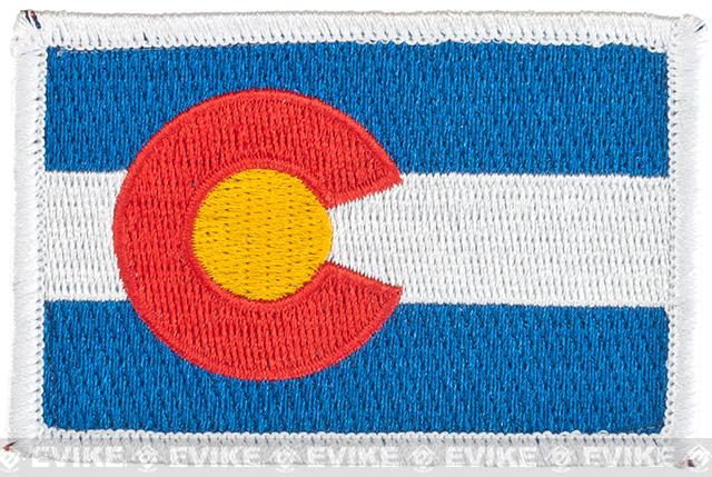 Matrix Tactical Embroidered U.S. State Flag Patch (State: Colorado The Centennial State)