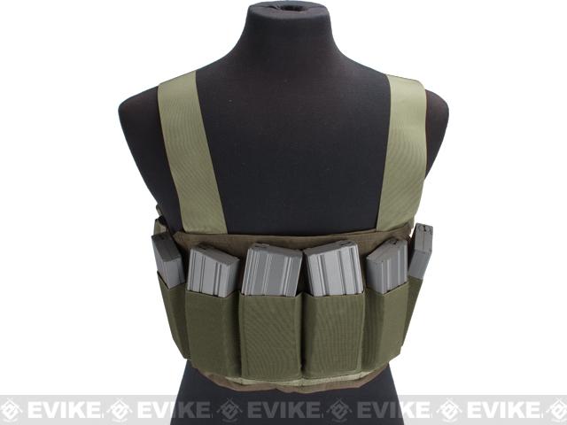 Matrix High SPEED Airsoft Chest Rig (Color: Sage Green)