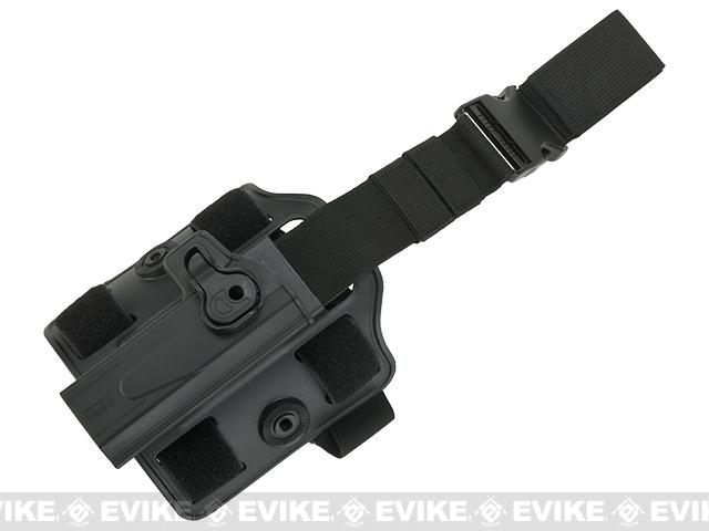 Matrix Hardshell Adjustable Holster for STI Hi-Capa 2011 Series Pistols (Type: Black / Drop Leg)