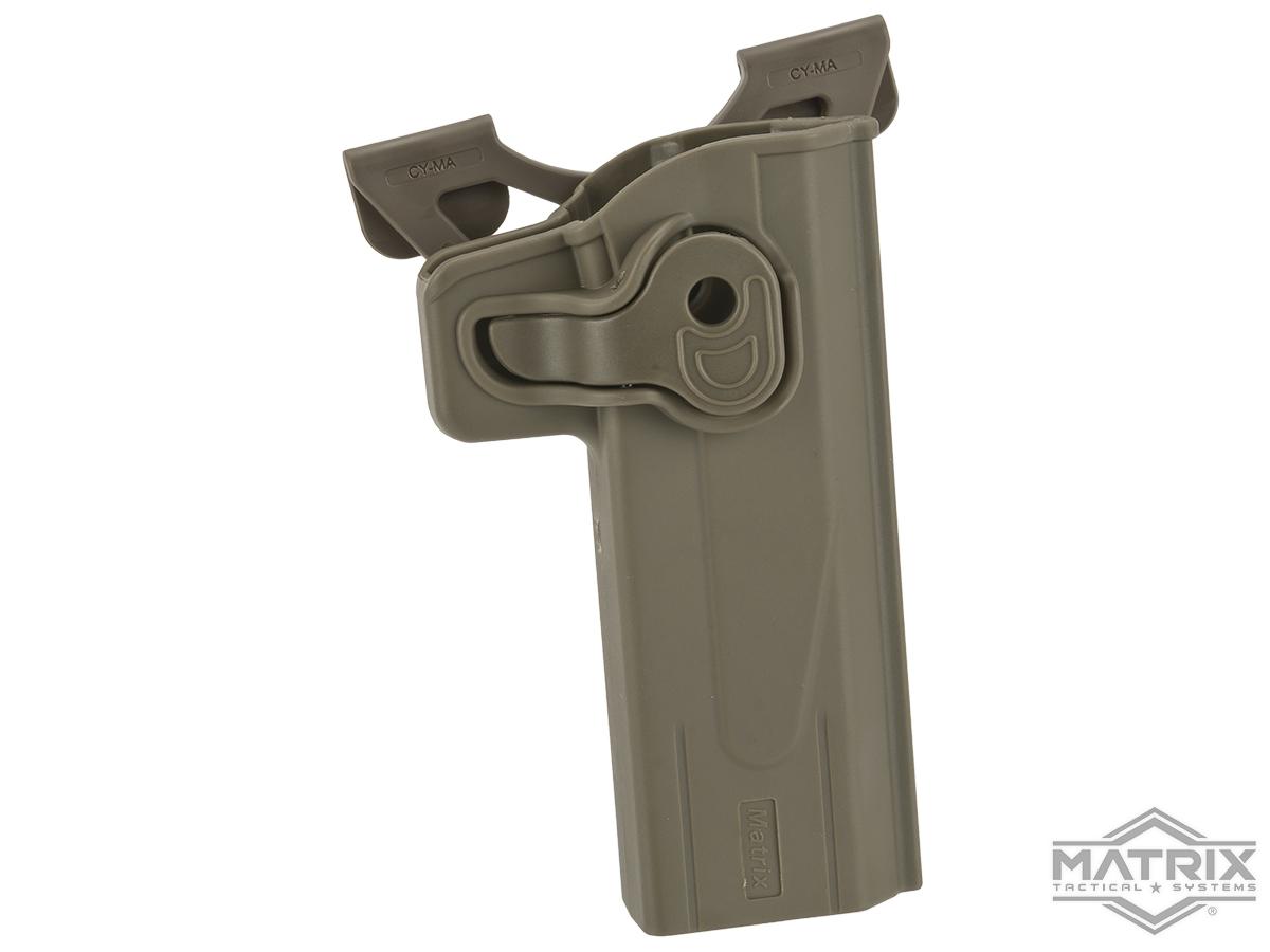 Matrix Hardshell Adjustable Holster for STI Hi-Capa 2011 Series Pistols (Type: Flat Dark Earth / MOLLE Mount Attachment)