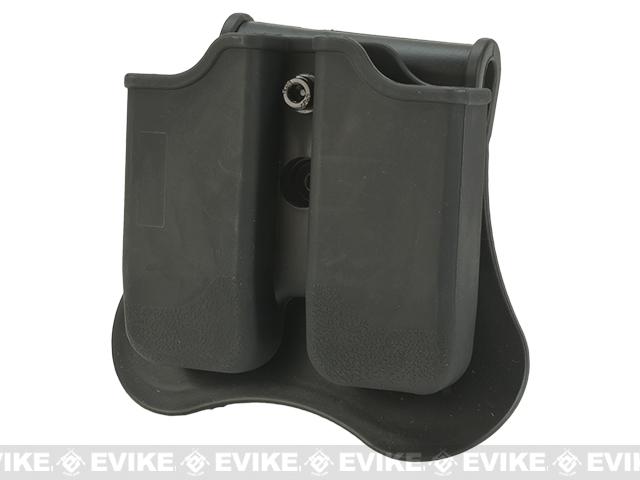 Matrix Hardshell Adjustable Magazine Holster for Sig P226 / Beretta M9 Series Pistol Mags (Mount: Paddle Attachment)