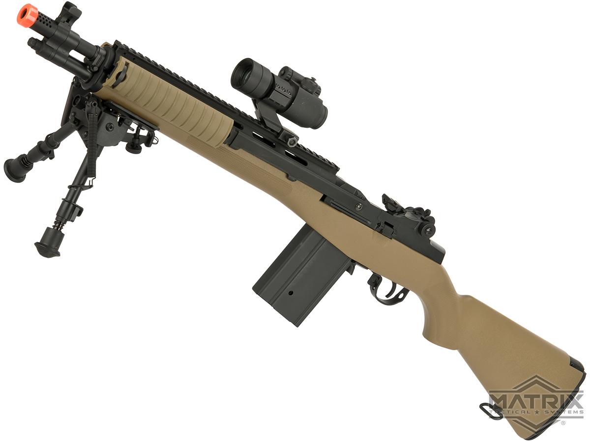 Matrix Field Ops Series M14 SOCOM Airsoft AEG Package by CYMA (Color: Tan)