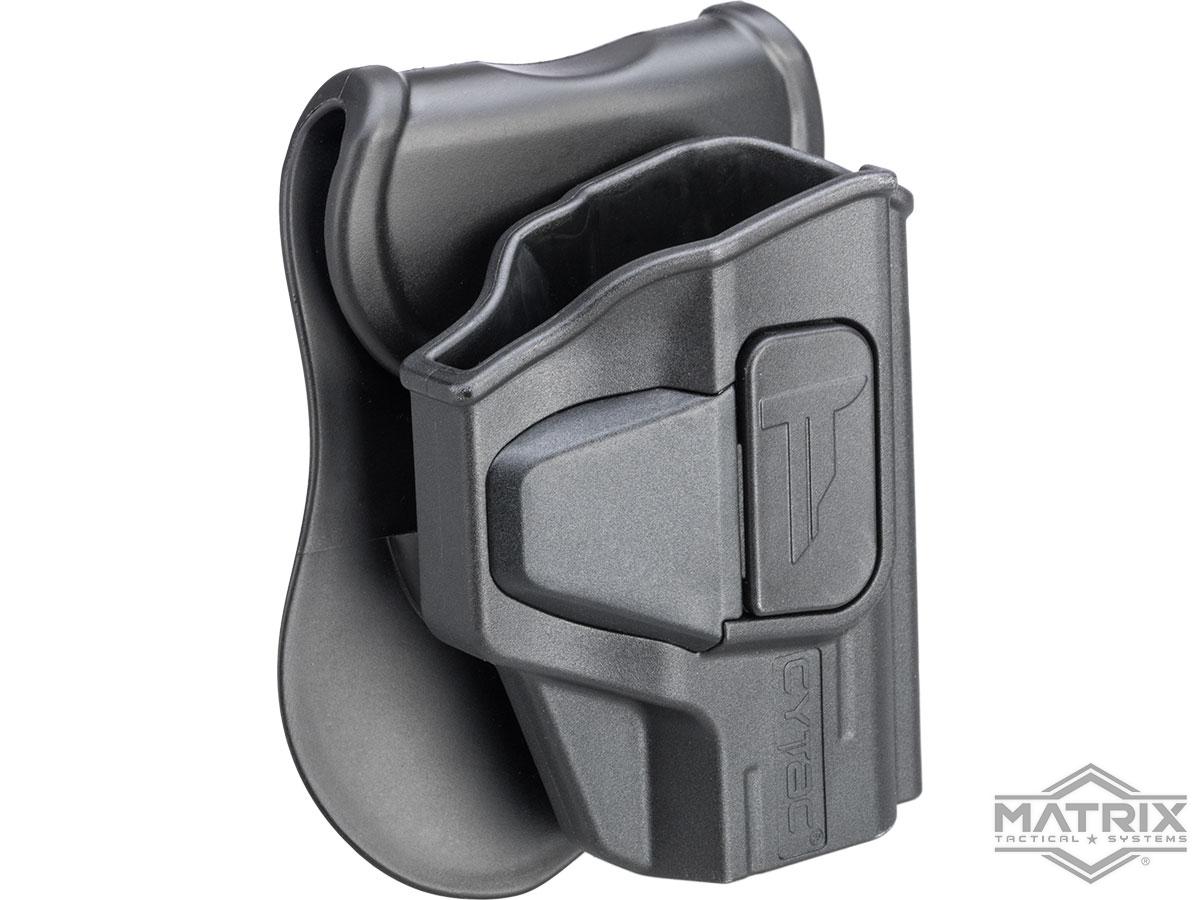 Matrix G3 Hardshell Adjustable Holster for 1911 Compact Series Airsoft Pistols (Type: Black / Paddle Attachment)