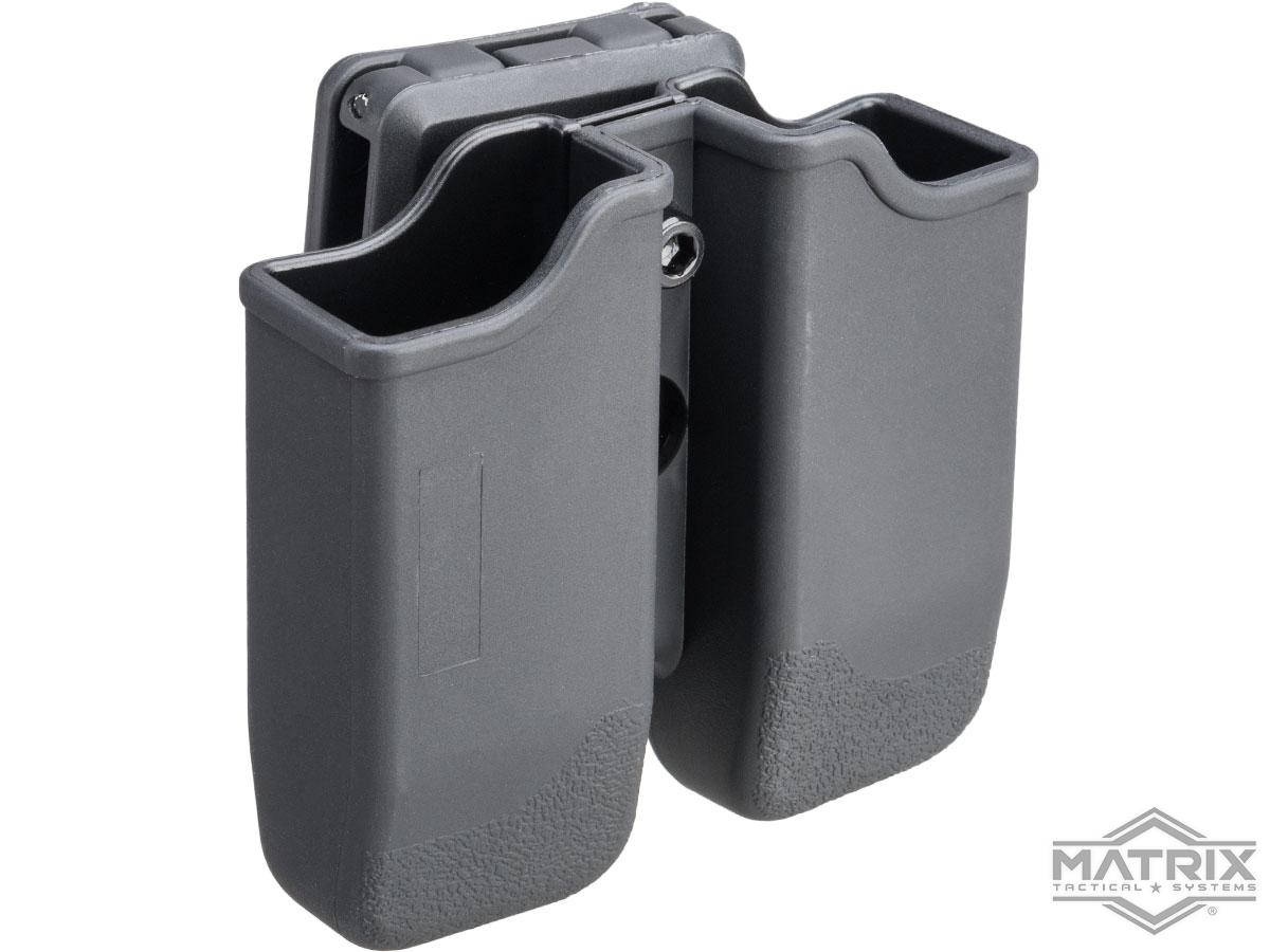 Matrix Hardshell Adjustable Magazine Holster for Sig P226 / Beretta M9 Series Pistol Mags (Mount: Belt Attachment)