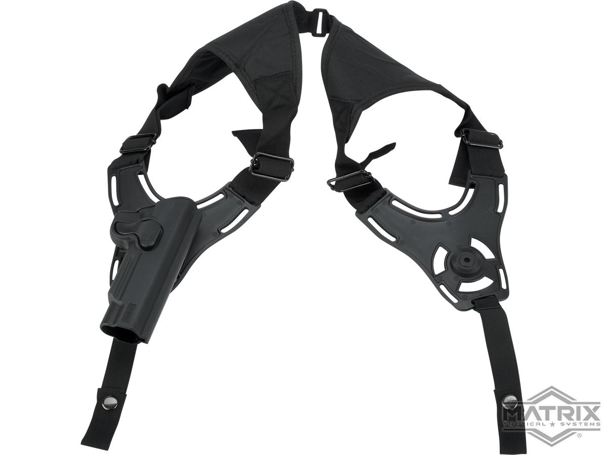 Matrix Hardshell Adjustable Holster for M9 Series Airsoft Pistols (Type: Black / Shoulder Harness)