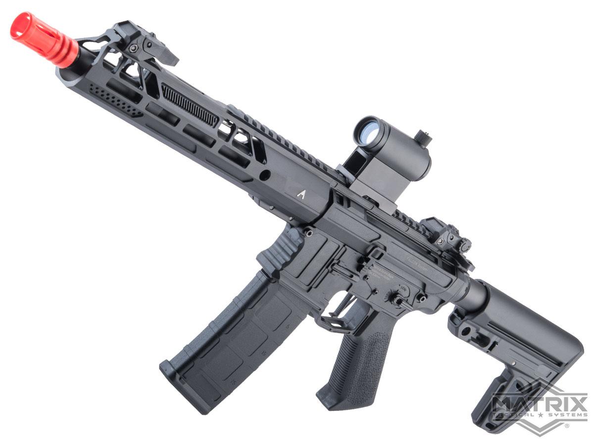 Matrix x Double Eagle Aeroknox Licensed AX-15 M4 Airsoft AEG Rifle w/ Falcon Gearbox (Model: SBR / Black)