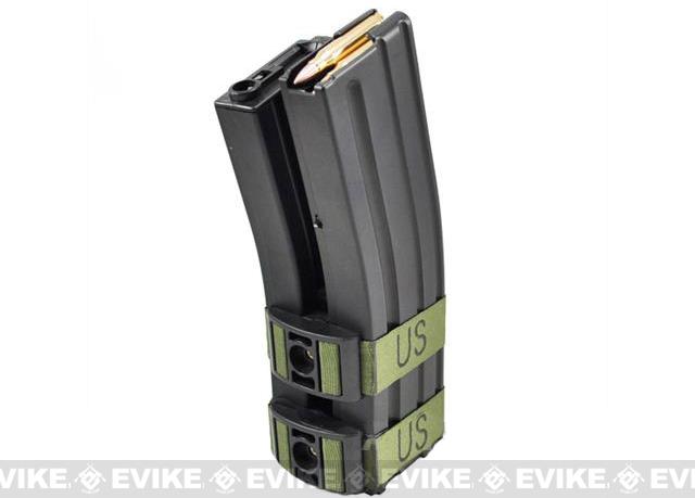 Matrix Electric Auto Winding Dual Mag for M4 M16 Series Airsoft AEG (Model: 1300 Round / Black), Accessories & Parts, Airsoft Gun Magazines, Electric Gun Magazines, Shop By Gun Model, M4 / M16 Magazines - Evike.com Airsoft Superstore