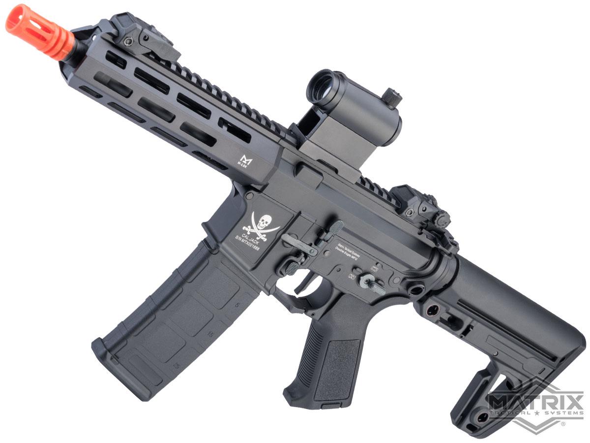 Matrix Calico Jack Metal M4 Airsoft AEG Rifle w/ M-LOK Handguard & MOSFET (Model: PDW / Advanced Receiver)