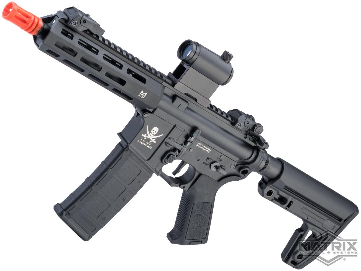 Matrix Calico Jack Metal M4 Airsoft AEG Rifle w/ M-LOK Handguard & MOSFET (Model: PDW / Forged-Style Upper Receiver)