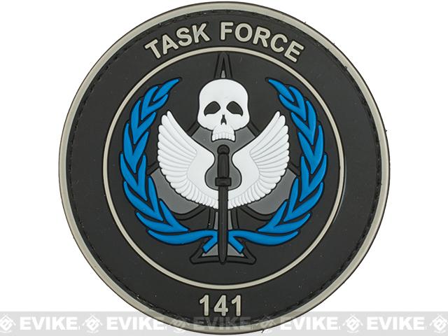 Task Force 141 PVC Morale Patch - Black