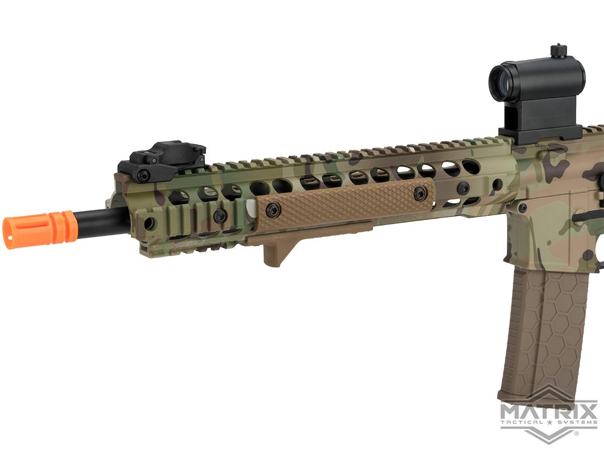 Matrix Custom Full Metal M4 RIS Airsoft AEG Rifle with Multicam Water