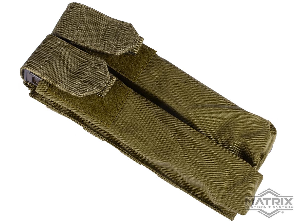 Tactical Double Magazine P90 Pouch Holder Molle AEG Airsoft Paintball Tan M A6C4 