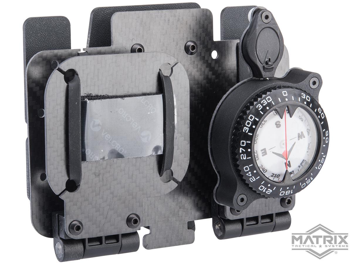Matrix Tactical Kydex Adjustable MOLLE Phone & Navigation Board System w/ Compass (Color: Black)