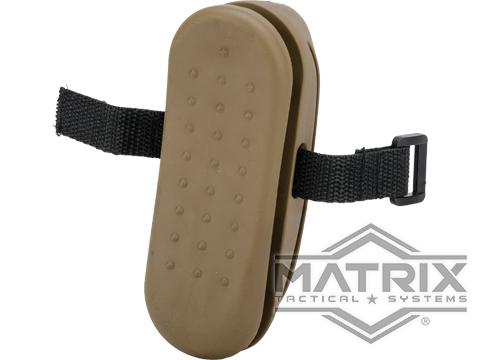Matrix Rubber Ergonomic Stock Pad for AK Series Airsoft AEG (Color: Tan)
