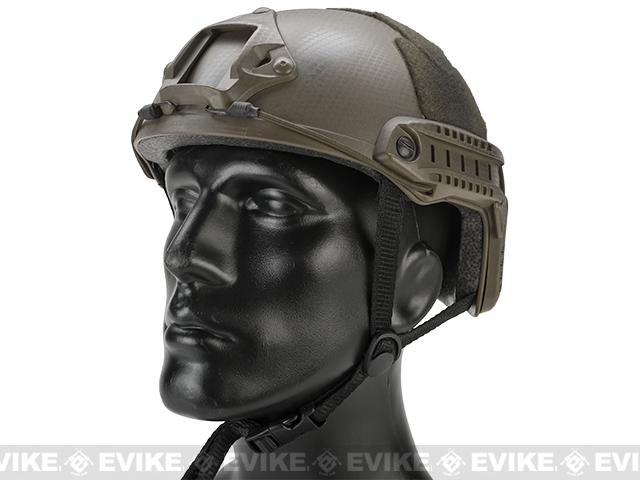 Matrix Basic High Cut Ballistic Type Tactical Airsoft Bump Helmet (Color: Tan Navy Seal)