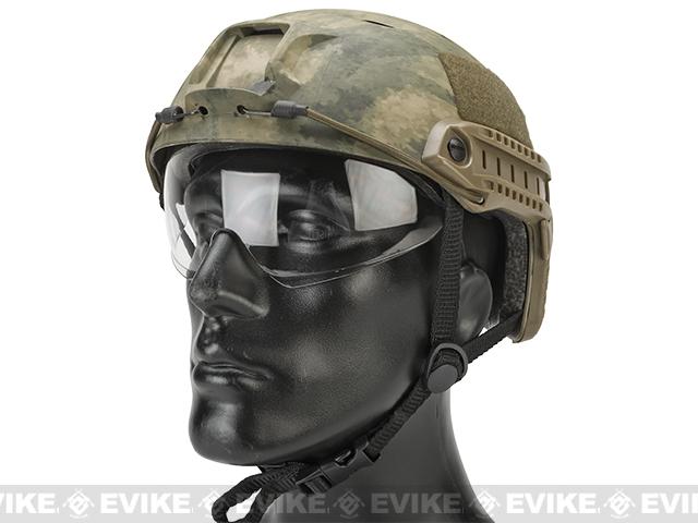 Matrix Basic Base Jump Type Tactical Airsoft Bump Helmet w/ Flip-down ...