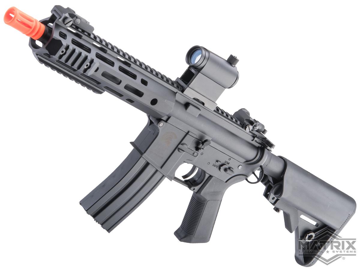 Matrix / S&T Sportsline M4 RIS Airsoft AEG Rifle w/ G3 Micro-Switch Gearbox (Model: Black URX 4 8.5)