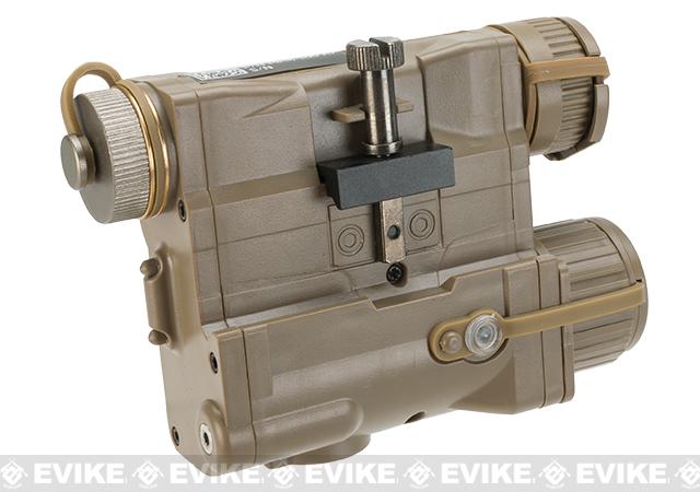 Element AN/PEQ-16A Style Airsoft LED Illuminator & Laser Combo