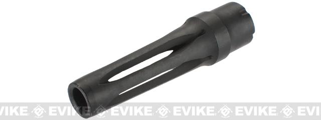 Full Metal Matrix PKM / Echo1 HMG Flash Hider - 14mm Negative