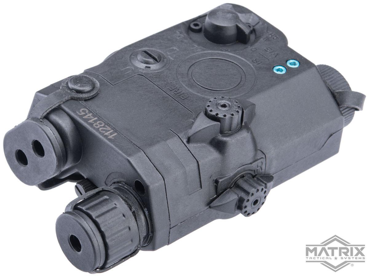 FMA Dummy PEQ-15 LA-5 w/ Integrated Red Laser (Color: Black / Green Laser)