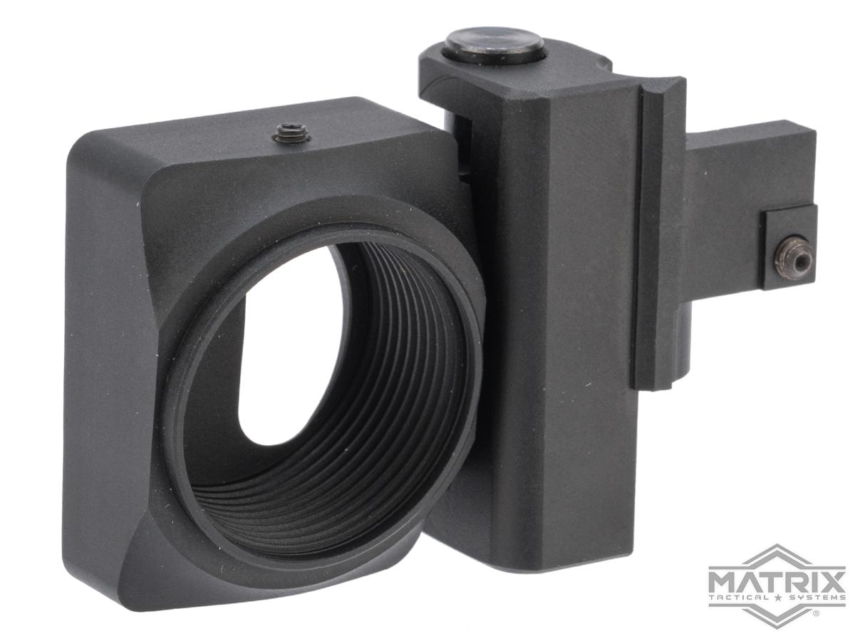Matrix CNC Aluminum Folding Buffer Tube Adapter for Airsoft AK Series