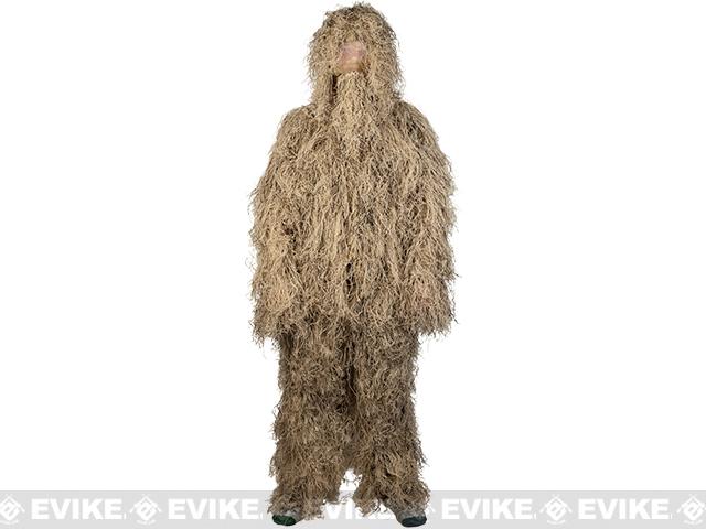 Matrix Full Body 3-Piece Concealment Ghillie Suit Set - Desert