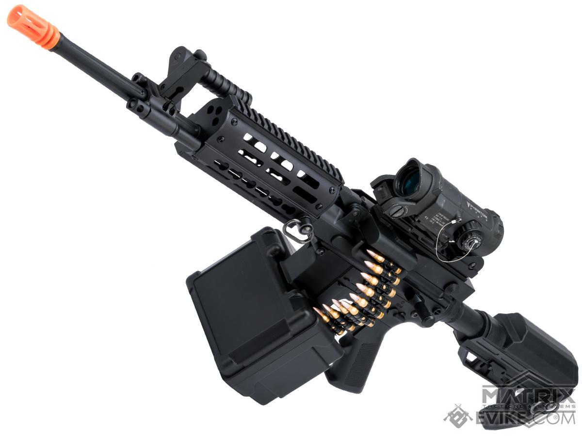 Matrix Golden Eagle AR LMG Airsoft AEG Light Machine Gun (Length: 16.25 / Black)