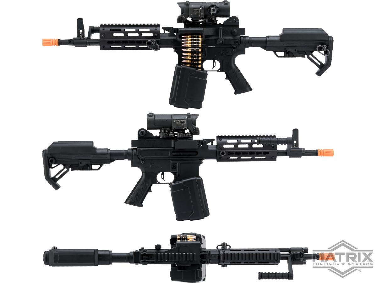 Matrix Golden Eagle AR LMG Airsoft AEG Light Machine Gun (Length 12.5