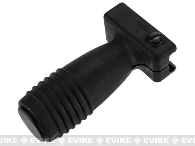 Matrix Short Vertical Support Grip for Airsoft Rifles (Color: Black)