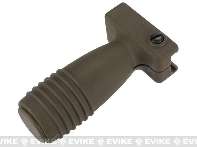 Matrix Short Vertical Support Grip for Airsoft Rifles (Color: OD Green)