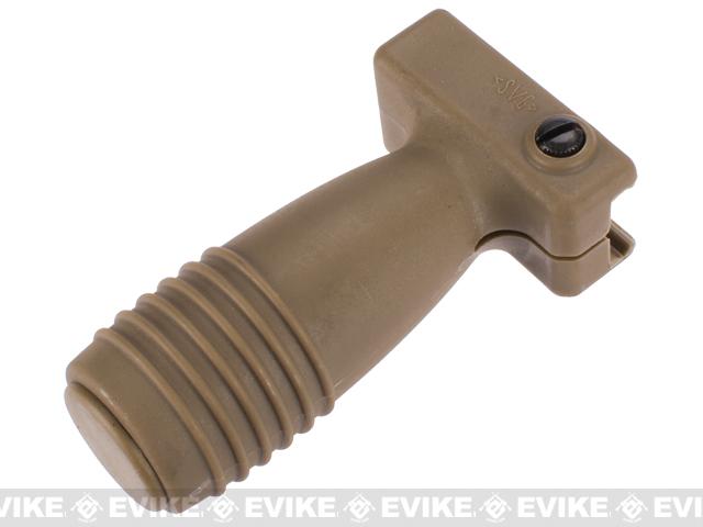 Matrix Short Vertical Support Grip for Airsoft Rifles (Color: Dark Earth)