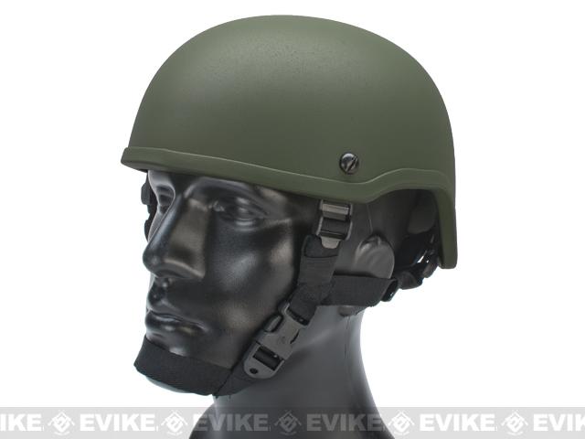 Matrix MICH 2001 Fiberglass Airsoft Helmet (Color: OD Green)