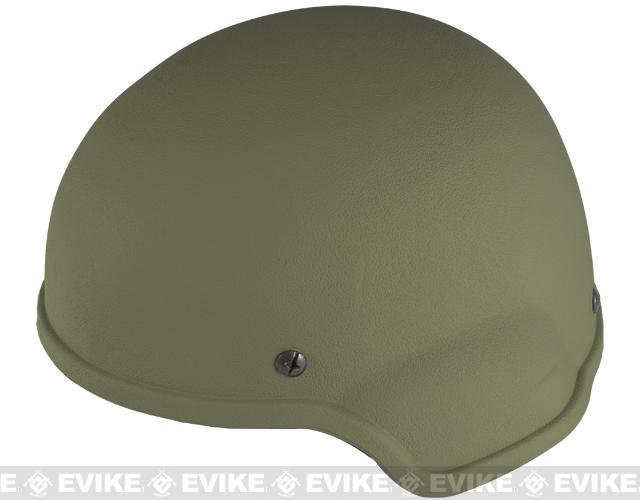 Matrix MICH 2000 Fiberglass Airsoft Helmet w/ NVG Mount & Mount Base ...