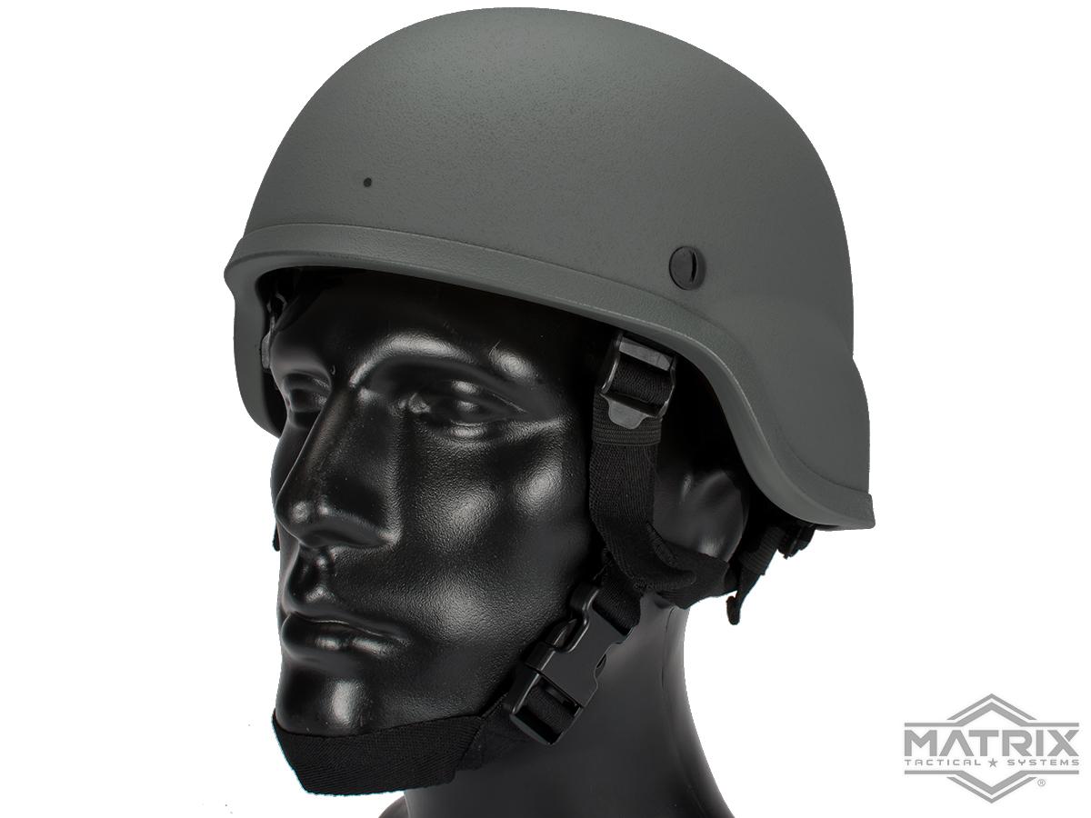 Matrix MICH 2000 Fiberglass Airsoft Helmet (Color Grey), Tactical Gear