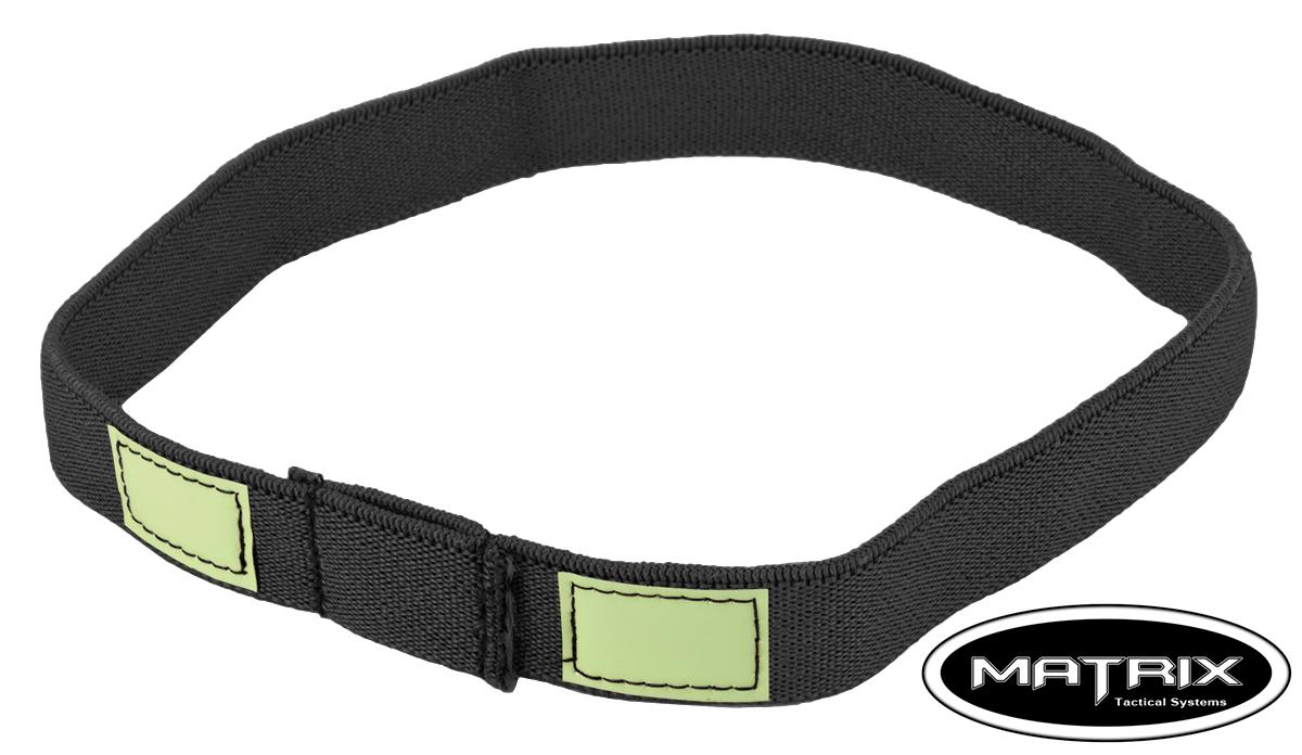 Matrix Glow-in-the-Dark Helmet Cat Eye Band - (Color: Black)