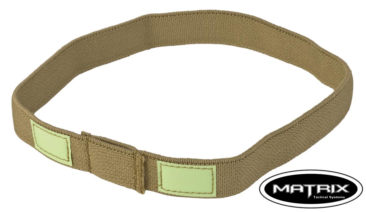 Matrix Glow-in-the-Dark Helmet Cat Eye Band - (Color: Tan)