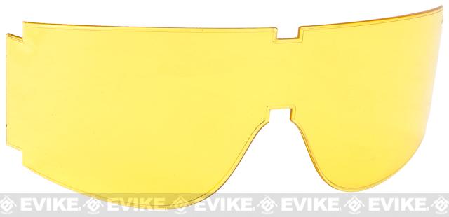 Spare lens for BOLLE Guarder T-800 GX-800 GX-1000 Series Shooting Goggles - Version 2.0 (Color: Yellow)