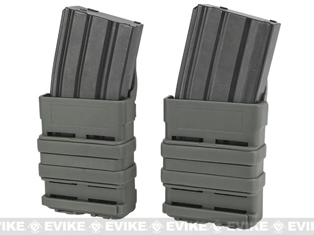 Matrix Fast Hard Shell Magazine Holster - 2x Rifle Mag Configuration (Color: Foliage Green)