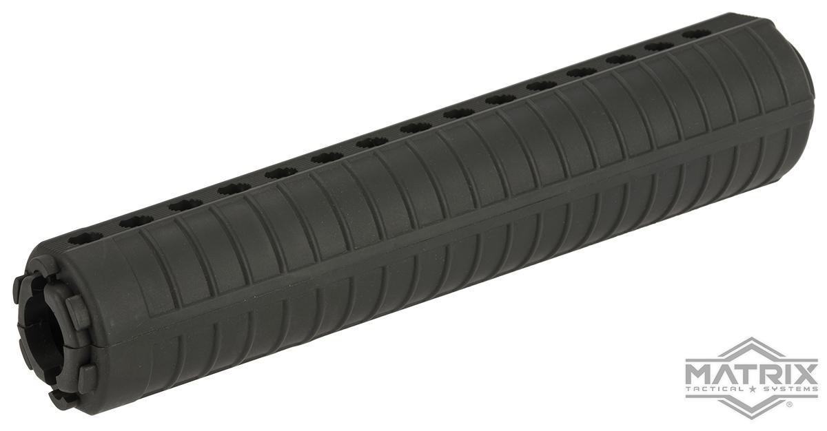 Matrix Polymer Handguard for M16A1,M16A2 and M16A3 Series Airsoft AEG Rifles - Black