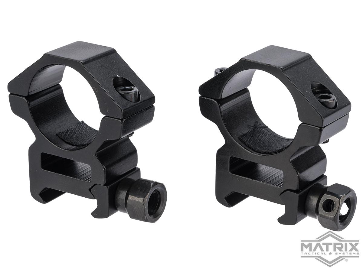 Matrix Aluminum Scope Mounting Rings (Type: 1 Tube / Short)