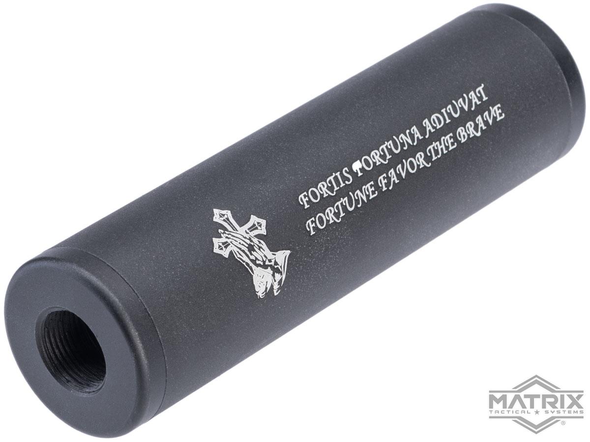 Matrix Airsoft Mock Silencer / Barrel Extension (Model: Fortune Favor The Brave / 110mm)