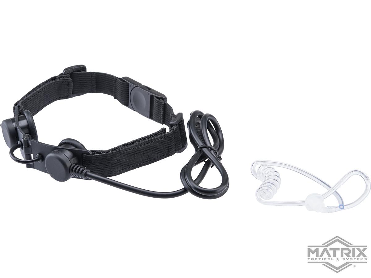 Matrix Tactical Throat Microphone w/ Ear Piece & Extension