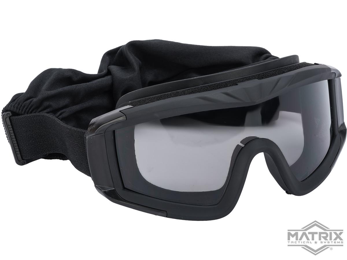 Matrix Tactical Systems ANSI-Rated Ultimate Protective Airsoft Goggles (Color: Black)