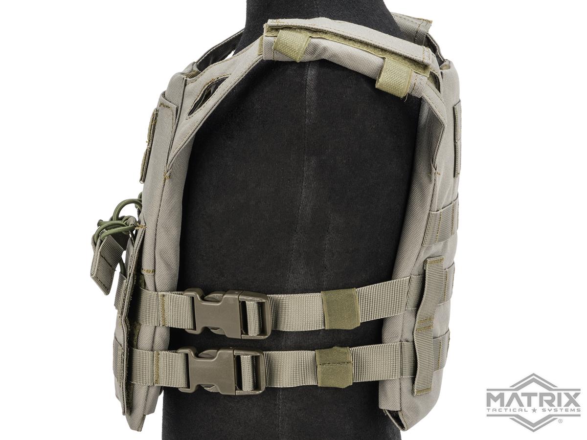 Matrix Level 1 Child Size Plate Carrier Color Ranger Green Tactical 