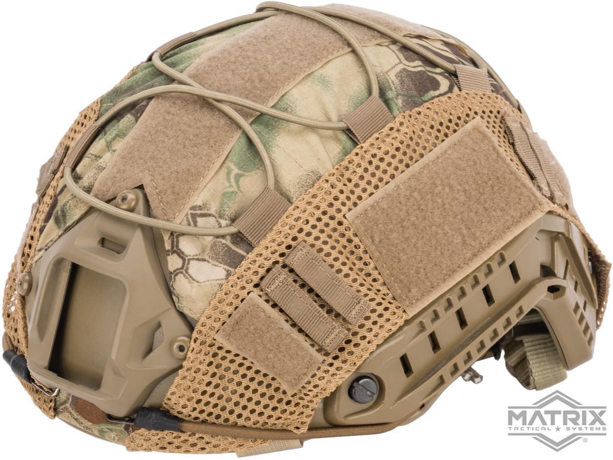 Matrix Bump Type Helmet Cover w/ Elastic Cord (Color: Mandrake)